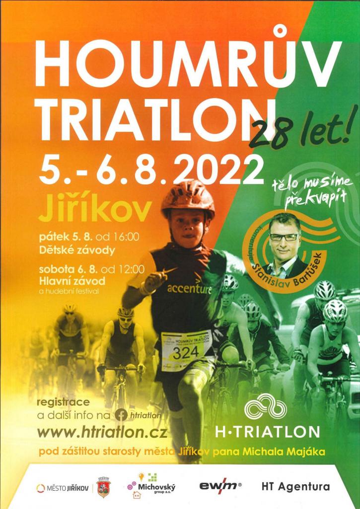 HOUMRŮV TRIATLON  A  HOUMRŮV HUDEBNÍ FESTIVAL 5.-6.8.2022