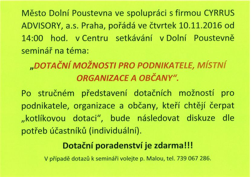 pozvánka