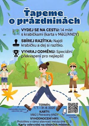 Prázdninová hra - Ťapeme o prázdninách