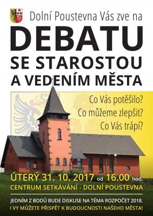 Debata se starosotu a vedením  města