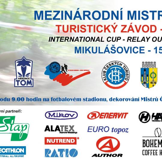 Mezinárodní mistrovství ČR, turistický závod - štafety, Mikulášovice