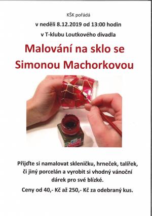 Malování na sklo 8.12.